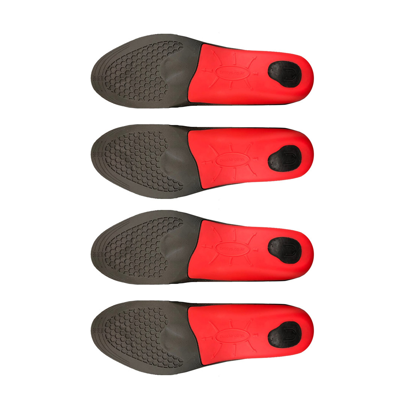 2X Pair Full Whole Shoe Insoles Arch Support Small